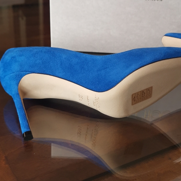 Jimmy Choo Romy 85 Electric Blue - Picture 5 of 10